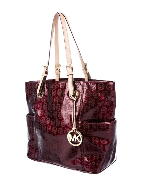 michael by michael kors leather purse|Michael Kors purse with pockets.